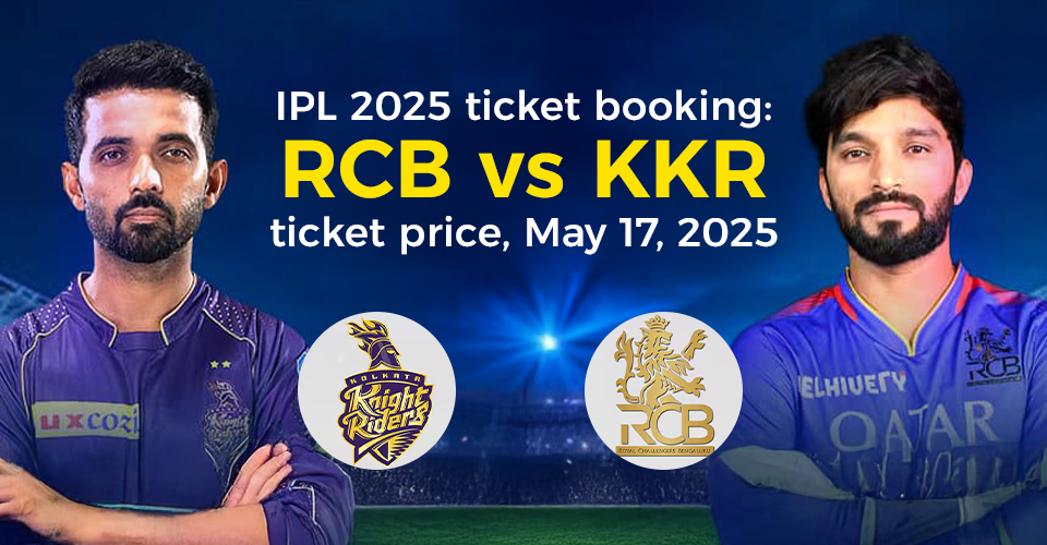 RCB vs KKR ticket price